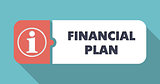 Financial Plan Concept in Flat Design.