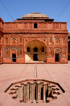 Outside Architecture of the Red Fort 