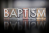Baptism Letterpress