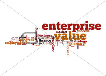 Enterprise value word cloud