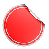 Red circle label