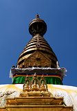 Swayambhunath stupa temple on the outskirts of Kathmandu