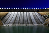 Dam at night 