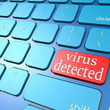 Virus detected  keyboard