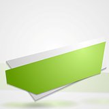 Abstract vibrant banner sticker