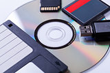 Selection of different computer storage devices