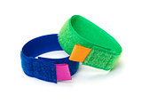Rings from Colorful Velcro Strips