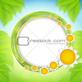 Summer Abstract Background. Vector Illustration.