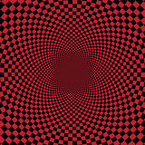 Abstract red checkerd background