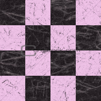 Checkerboard marble texture