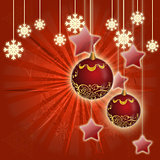 Christmas balls and stars