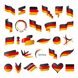 biggest collection of vector flag of Germany 