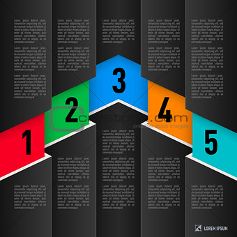Paper style infographics
