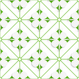 Diagonal clove leaves on green pattern