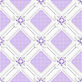 Diagonal purple checked squares pattern