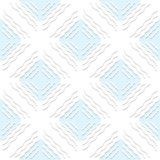 Diagonal white wavy lines with blue pattern