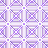 White triangles with lines and violet tile ornament