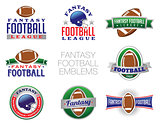 Fantasy Football Emblem Illustrations
