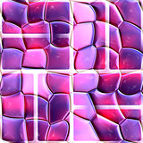 Seamless patterned texture split frames 