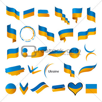 biggest collection of vector flags of Ukraine