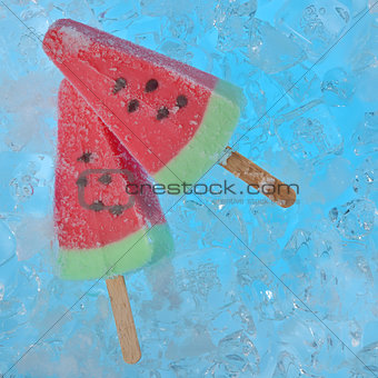 watermelon ice creams