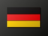 Modern style german flag