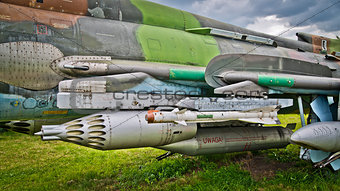 Armament of Russian jet plane