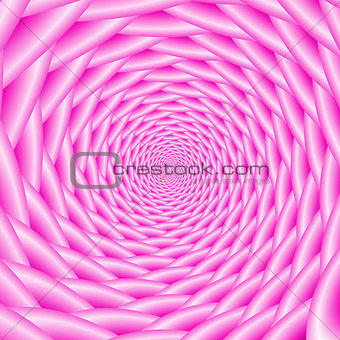 Pink Spiral Weave