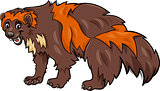 wolverine animal cartoon illustration