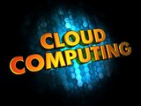 Cloud Computing on Digital Background.