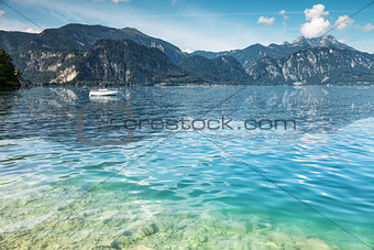 Attersee lake in Austria
