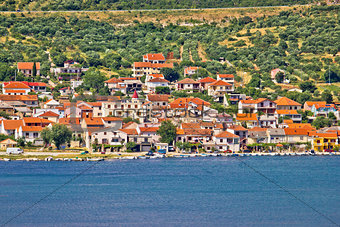 Coastal village of Posedarje in Dalmatia