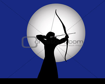 female archer