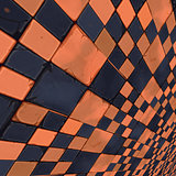 Distorted orange checkers