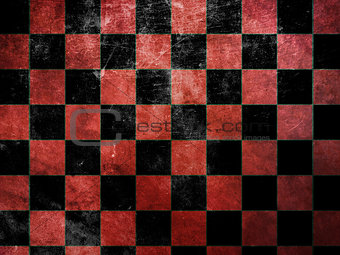 Grunge red checkers