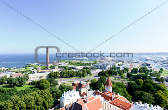 View of the old town Tallinn, Estonia