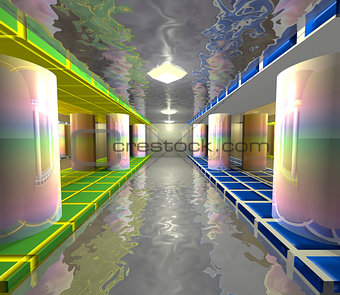 Decorative swimming pool 