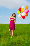 Girl with Balloons