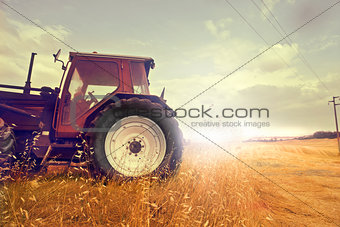 Tractor and the Sun
