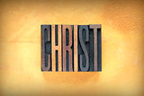 Christ Letterpress