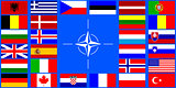 flags of the NATO countries