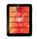 Vector Illustration. 2015 New Year Calendar