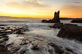 Sunrise Cathedral Rock, South Coast, Australia