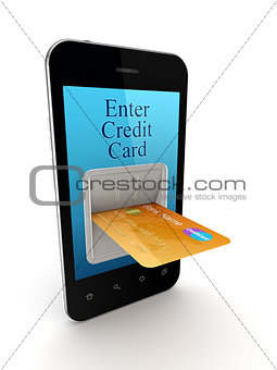 Online payments concept.