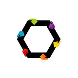 Hexagonal design element