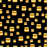 Background with golden squares