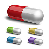 Set of medical capsule