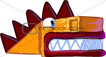 Cartoon dragon illustration