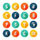 Money icons set.
