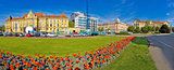 Zagreb Marshal Tito square panorama